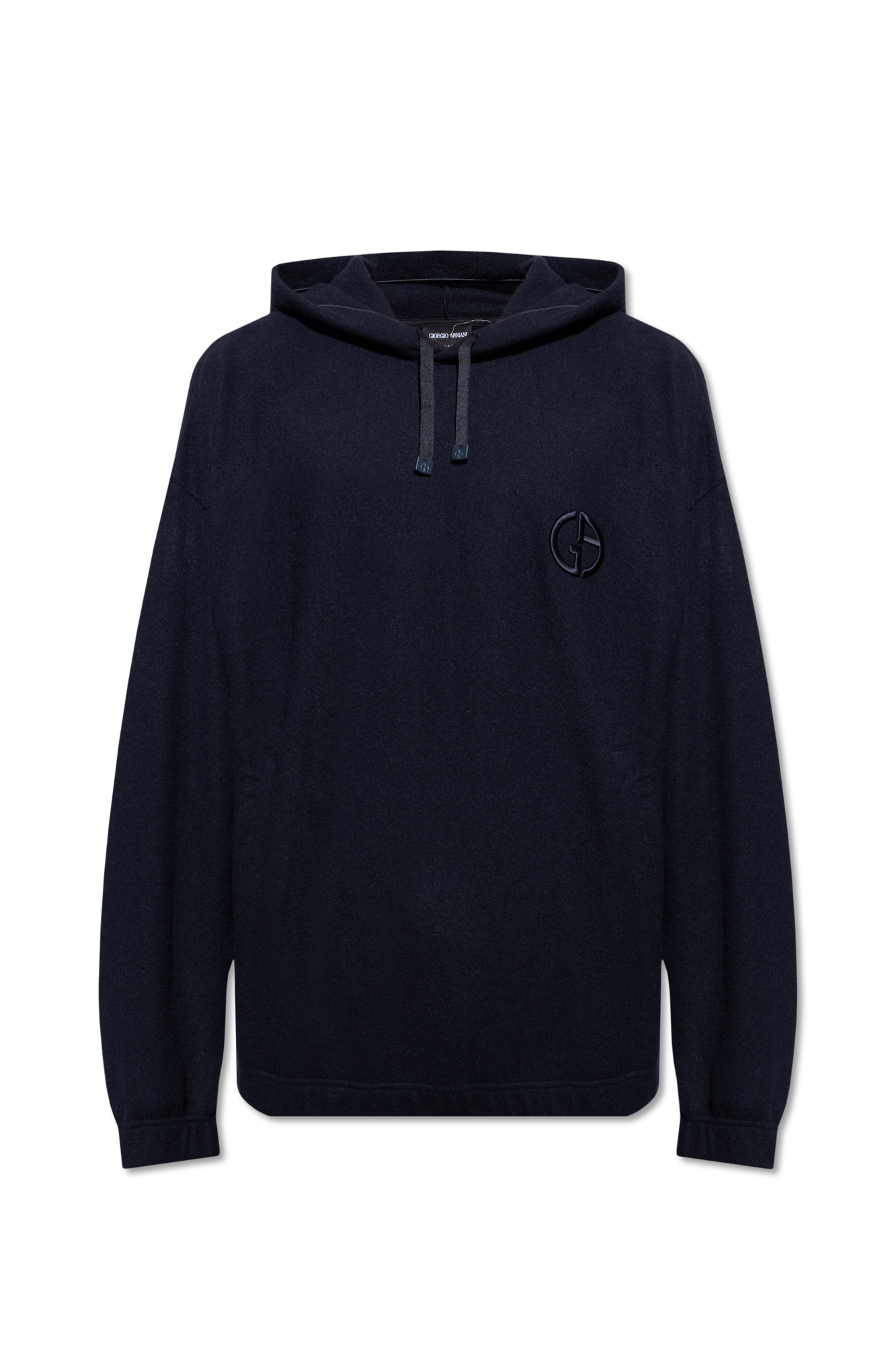 Giorgio Armani Hoodie with logo Men s Clothing Vitkac